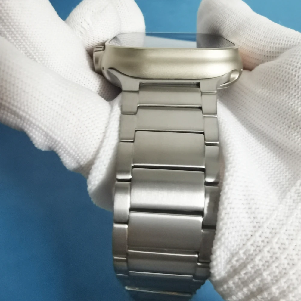 Gerçek Titanyum Kayış Apple Ürünü İçin Ultra 49mm Süper Hafif 55g Watchband iWatch İçin 8 7 6 5 4 SE, titanyum Bileklik kutusu